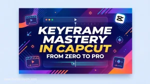 آموزش Keyframe در CapCut از صفر تا حرفه‌ای
