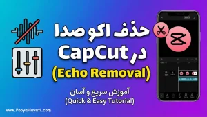 آموزش حذف اکو صدا در CapCut (Echo Removal)