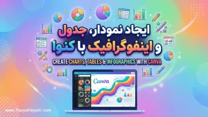 آموزش ایجاد نمودار، جدول و اینفوگرافیک در کنوا