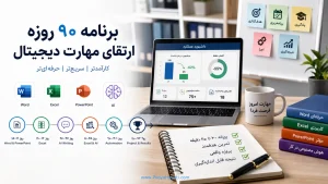 ‏برنامه ۹۰ روزه ارتقای مهارت دیجیتال کارکنان سازمان
