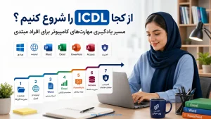 ‏از کجا ICDL را شروع کنیم؟ مسیر یادگیری مهارت‌های کامپیوتر برای افراد مبتدی